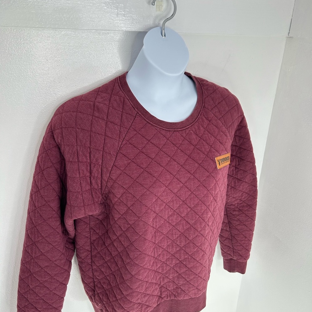 Drekker Brewing Co Quilted Sweatshirt Womens Size XL Crewneck Fargo ND Brewery - Picture 5 of 11